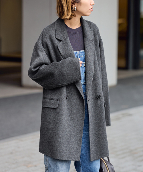 FRAMeWORK（フレームワーク）の「≪追加≫ハミルトンリバーテーラードコート 5（その他アウター・レディース・チャコールグレー/ブラック/ベージュ・36/38）」の20枚目の写真