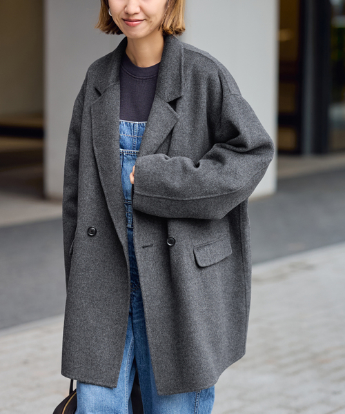 FRAMeWORK（フレームワーク）の「≪追加≫ハミルトンリバーテーラードコート 5（その他アウター・レディース・チャコールグレー/ブラック/ベージュ・36/38）」の21枚目の写真