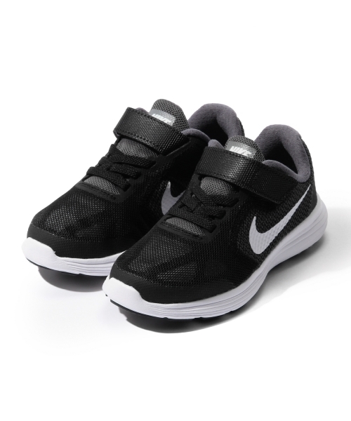 こども ビームス(コドモビームス)の「NIKE / 16S レボリューション3 PSV (16.5~22cm)(スニーカー・キッズ・ブルー/ブラック系その他/ライトブルー/レッド系その他・21/17/19/21.5/18/16.5/18.5/19.5/17.5/20.5/20/22)」の9枚目の写真