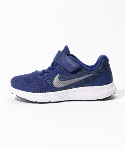 こども ビームス(コドモビームス)の「NIKE / 16S レボリューション3 PSV (16.5~22cm)(スニーカー・キッズ・ブルー/ブラック系その他/ライトブルー/レッド系その他・21/17/19/21.5/18/16.5/18.5/19.5/17.5/20.5/20/22)」の19枚目の写真