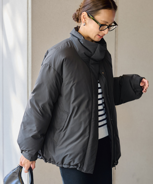 FRAMeWORK(フレームワーク)の「≪追加≫ダウンジャケット 2(ダウンジャケット/コート・レディース・ベージュ/ブラック・38/36)」の16枚目の写真