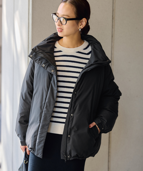 FRAMeWORK(フレームワーク)の「≪追加≫ダウンジャケット 2(ダウンジャケット/コート・レディース・ベージュ/ブラック・38/36)」の17枚目の写真