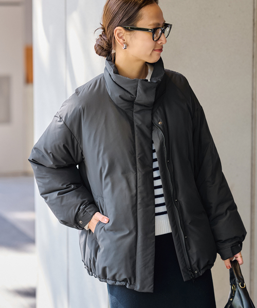 FRAMeWORK(フレームワーク)の「≪追加≫ダウンジャケット 2(ダウンジャケット/コート・レディース・ベージュ/ブラック・38/36)」の18枚目の写真