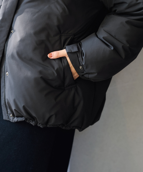 FRAMeWORK(フレームワーク)の「≪追加≫ダウンジャケット 2(ダウンジャケット/コート・レディース・ベージュ/ブラック・38/36)」の21枚目の写真