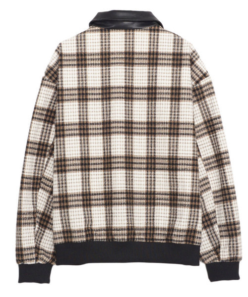 CavariA（キャバリア）の「『CavariA/キャバリア』チェックJKT（その他アウター・メンズ・ブラウン/グレー・L/M）」の4枚目の写真