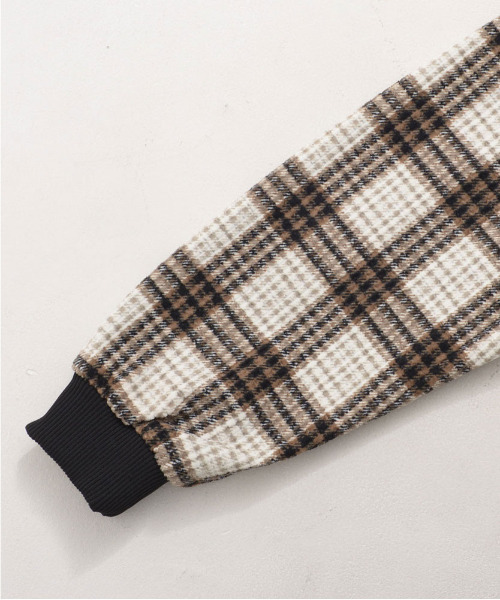 CavariA（キャバリア）の「『CavariA/キャバリア』チェックJKT（その他アウター・メンズ・ブラウン/グレー・L/M）」の6枚目の写真