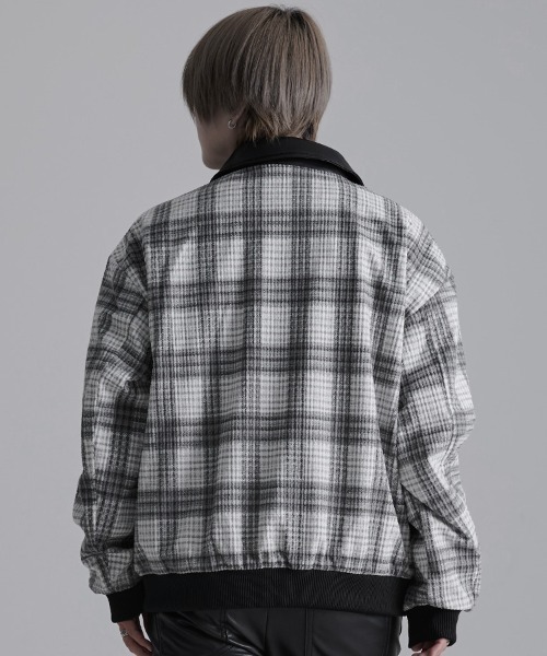 CavariA（キャバリア）の「『CavariA/キャバリア』チェックJKT（その他アウター・メンズ・ブラウン/グレー・L/M）」の15枚目の写真