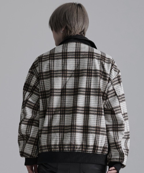 CavariA（キャバリア）の「『CavariA/キャバリア』チェックJKT（その他アウター・メンズ・ブラウン/グレー・L/M）」の18枚目の写真