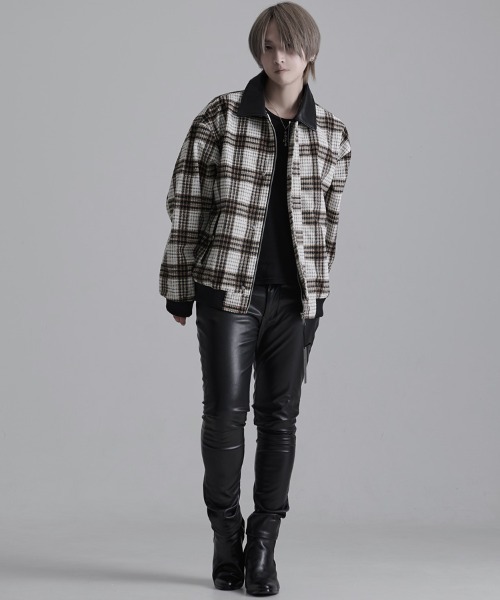 CavariA（キャバリア）の「『CavariA/キャバリア』チェックJKT（その他アウター・メンズ・ブラウン/グレー・L/M）」の19枚目の写真