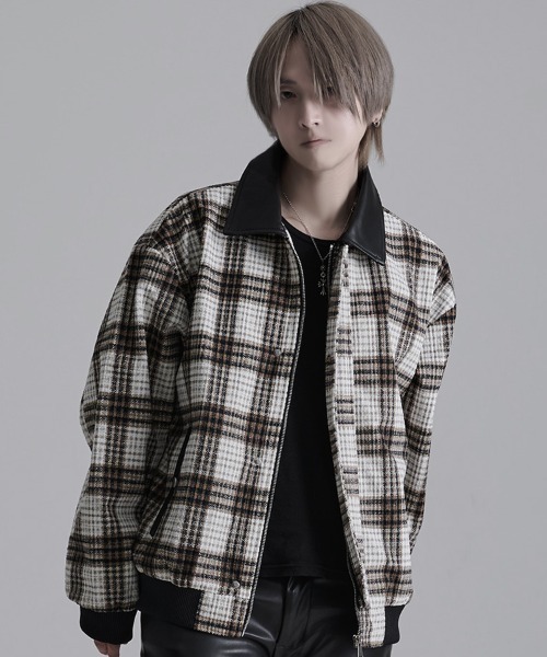 CavariA（キャバリア）の「『CavariA/キャバリア』チェックJKT（その他アウター・メンズ・ブラウン/グレー・L/M）」の17枚目の写真
