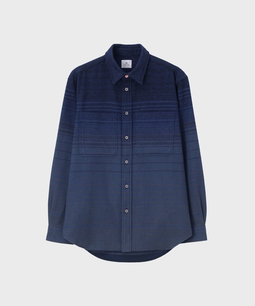 グラデーションチェック カジュアルシャツ / 162301 450Y（シャツ