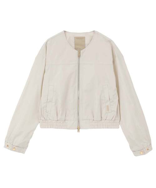 martinique(マルティニーク)の「【WOOLRICH /ウールリッチ】ELYS JACKET(ブルゾン・レディース・ベージュ/ブラック・FREE)」の2枚目の写真