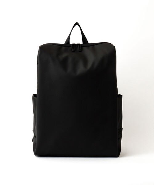 Un coeur（アンクール）の「【Un coeur/アンクール】別注バックパック COATED 26SS（バックパック/リュック・メンズ・ブラック・FREE）」の2枚目の写真