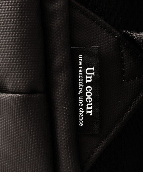 Un coeur（アンクール）の「【Un coeur/アンクール】別注バックパック COATED 26SS（バックパック/リュック・メンズ・ブラック・FREE）」の8枚目の写真