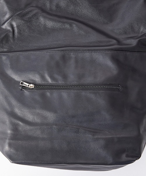 UNION STATION（ユニオンステーション）の「ドローストリングショルダーバッグ（ショルダーバッグ・メンズ・ブラック・FREE）」の5枚目の写真