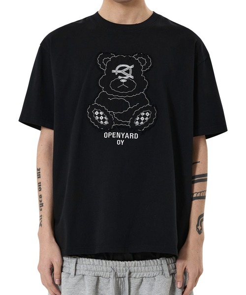 OY(オーワイ)の「『OY/オーワイ』PATCH DOLLY TEE/パッチドリーTシャツ(Tシャツ/カットソー・レディース・ブラック/ホワイト・M/L)」の3枚目の写真