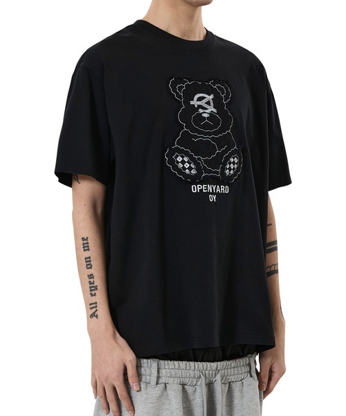 OY(オーワイ)の「『OY/オーワイ』PATCH DOLLY TEE/パッチドリーTシャツ(Tシャツ/カットソー・レディース・ブラック/ホワイト・M/L)」の4枚目の写真