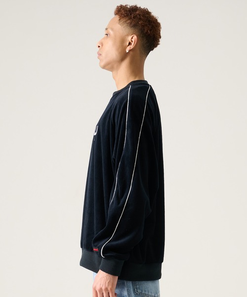 FUBU（ フブ）の「FUBU フブ ブランド Velour Pullover / ベロアプルオーバー（スウェット・メンズ・ミント/ブラック/オフホワイト・M/L/XL/XXL）」の14枚目の写真