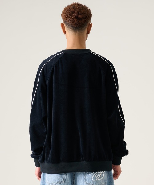 FUBU（ フブ）の「FUBU フブ ブランド Velour Pullover / ベロアプルオーバー（スウェット・メンズ・ミント/ブラック/オフホワイト・M/L/XL/XXL）」の13枚目の写真