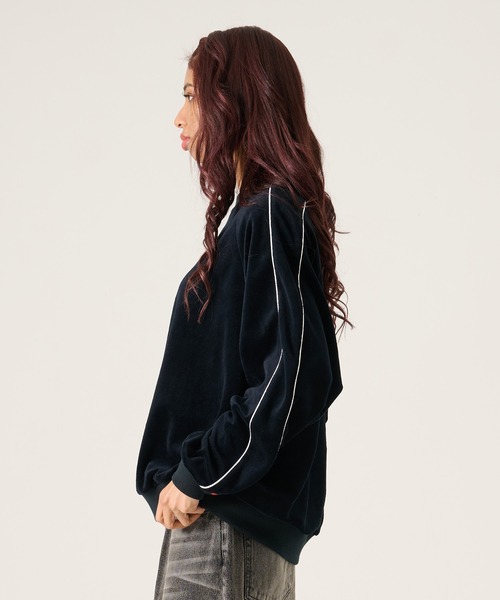 FUBU（ フブ）の「FUBU フブ ブランド Velour Pullover / ベロアプルオーバー（スウェット・メンズ・ミント/ブラック/オフホワイト・M/L/XL/XXL）」の19枚目の写真