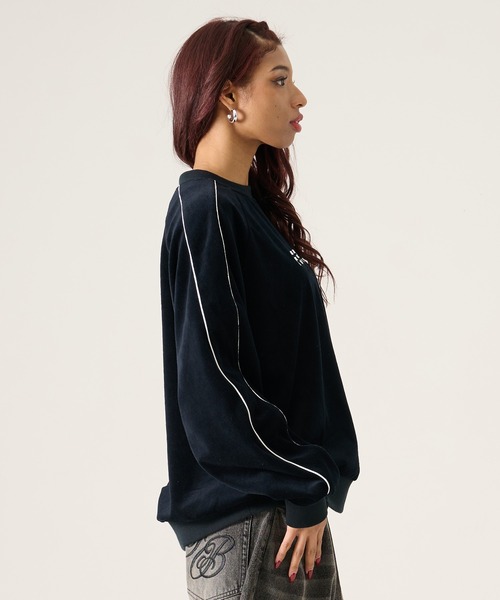 FUBU（ フブ）の「FUBU フブ ブランド Velour Pullover / ベロアプルオーバー（スウェット・メンズ・ミント/ブラック/オフホワイト・M/L/XL/XXL）」の20枚目の写真