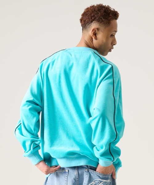 FUBU（ フブ）の「FUBU フブ ブランド Velour Pullover / ベロアプルオーバー（スウェット・メンズ・ミント/ブラック/オフホワイト・M/L/XL/XXL）」の22枚目の写真