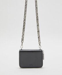 BBYB（ビービーワイビー）の「ルチオウォレットチェーンクロスバッグ（ジェイドブラック）（メッセンジャーバッグ）」