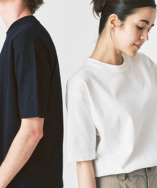 417 EDIFICE（フォーワンセブンエディフィス）の「【Hanes × 417 EDIFICE】別注 BEEFY CREW NECK T-SHIRT（MODERN FIT）（Tシャツ/カットソー・メンズ・ネイビー/ブラウン/ホワイト/ブラック・X-LARGE/LARGE/MEDIUM/SMALL）」の20枚目の写真