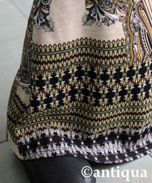 antiqua（アンティカ）の「ペイズリー柄 スカート（スカート・レディース・イエロー系その他/レッド系その他・ONESIZE）」の8枚目の写真