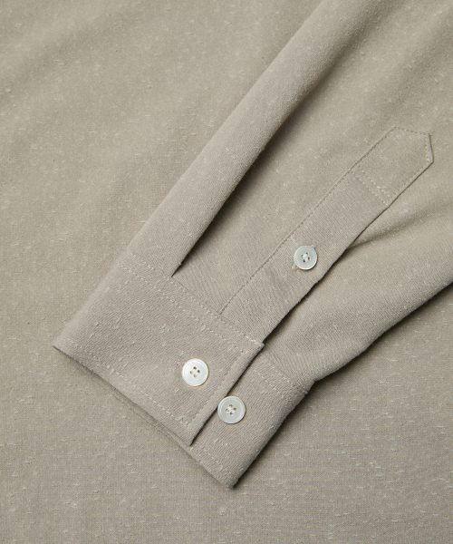 MMIC(エムエムアイシー)の「MODE SHIRT (KHAKI BEIGE)(シャツ/ブラウス・メンズ・その他・M/L/XL)」の5枚目の写真