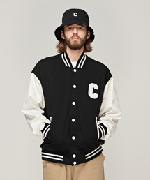 CARGOBROS（カーゴブロス）の「Cロゴ CBバスティジャケット (ブラック)（スタジャン）」