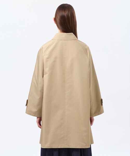 MACKINTOSH PHILOSOPHY（ﾏｯｷﾝﾄｯｼｭ ﾌｨﾛｿﾌｨｰ）の「【WELBURY(ウェルベリー)】ダブルクロス製（ステンカラーコート・レディース・ブラウン系その他4/グリーン/ベージュ/ダークネイビー・38/36）」の14枚目の写真