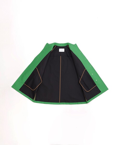 MACKINTOSH PHILOSOPHY（ﾏｯｷﾝﾄｯｼｭ ﾌｨﾛｿﾌｨｰ）の「【WELBURY(ウェルベリー)】ダブルクロス製（ステンカラーコート・レディース・ブラウン系その他4/グリーン/ベージュ/ダークネイビー・38/36）」の20枚目の写真