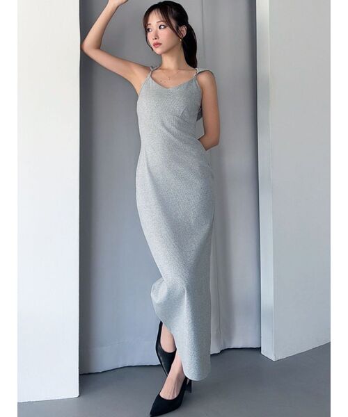 RESEXXY(リゼクシー)の「アンサンブルフーディワンピース(ワンピース・レディース・ブラック/ブルー/ホワイト/ライトグレー・SMALL/MEDIUM)」の9枚目の写真