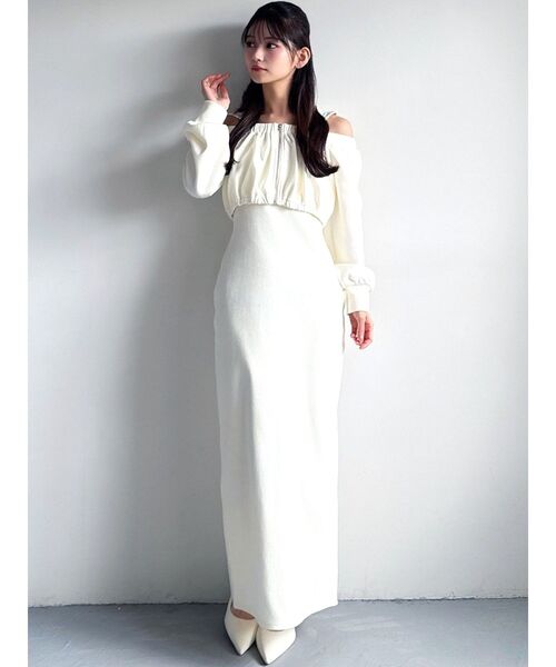 RESEXXY(リゼクシー)の「アンサンブルフーディワンピース(ワンピース・レディース・ブラック/ブルー/ホワイト/ライトグレー・SMALL/MEDIUM)」の14枚目の写真