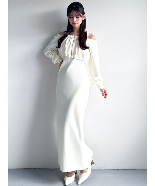 RESEXXY(リゼクシー)の「アンサンブルフーディワンピース(ワンピース・レディース・ブラック/ブルー/ホワイト/ライトグレー・SMALL/MEDIUM)」の15枚目の写真