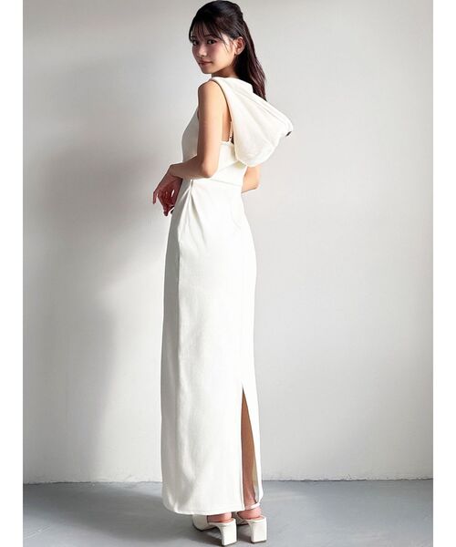 RESEXXY(リゼクシー)の「アンサンブルフーディワンピース(ワンピース・レディース・ブラック/ブルー/ホワイト/ライトグレー・SMALL/MEDIUM)」の17枚目の写真