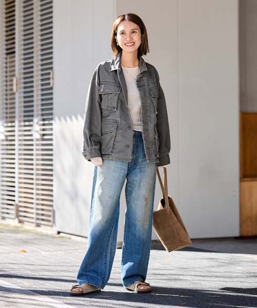 FRAMeWORK（フレームワーク）の「ミリタリーブルゾン（その他アウター・レディース・ライトイエロー/カーキ・FREE）」の7枚目の写真