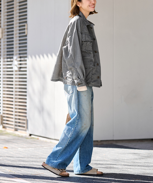 FRAMeWORK（フレームワーク）の「ミリタリーブルゾン（その他アウター・レディース・ライトイエロー/カーキ・FREE）」の9枚目の写真