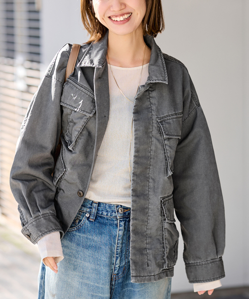 FRAMeWORK（フレームワーク）の「ミリタリーブルゾン（その他アウター・レディース・ライトイエロー/カーキ・FREE）」の11枚目の写真