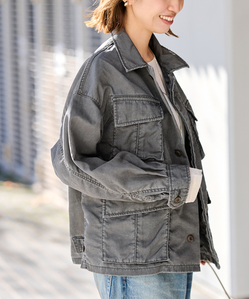 FRAMeWORK（フレームワーク）の「ミリタリーブルゾン（その他アウター・レディース・ライトイエロー/カーキ・FREE）」の14枚目の写真