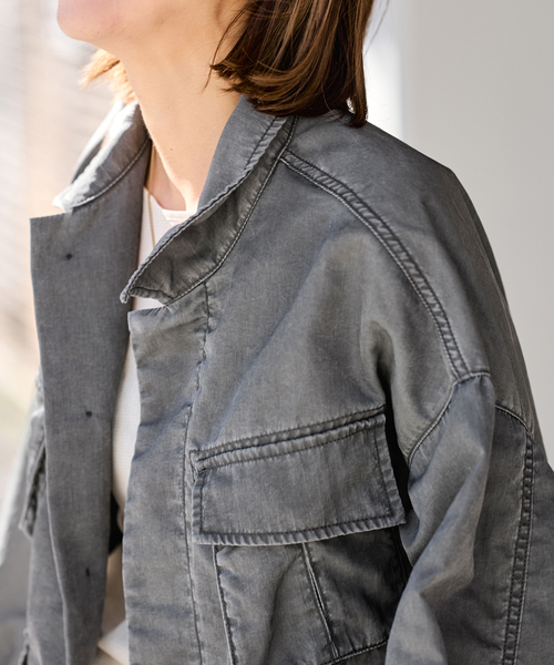 FRAMeWORK（フレームワーク）の「ミリタリーブルゾン（その他アウター・レディース・ライトイエロー/カーキ・FREE）」の15枚目の写真