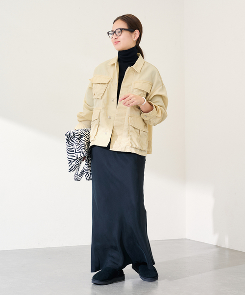 FRAMeWORK（フレームワーク）の「ミリタリーブルゾン（その他アウター・レディース・ライトイエロー/カーキ・FREE）」の18枚目の写真