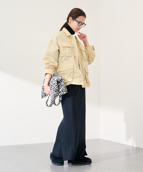 FRAMeWORK（フレームワーク）の「ミリタリーブルゾン（その他アウター・レディース・ライトイエロー/カーキ・FREE）」の19枚目の写真