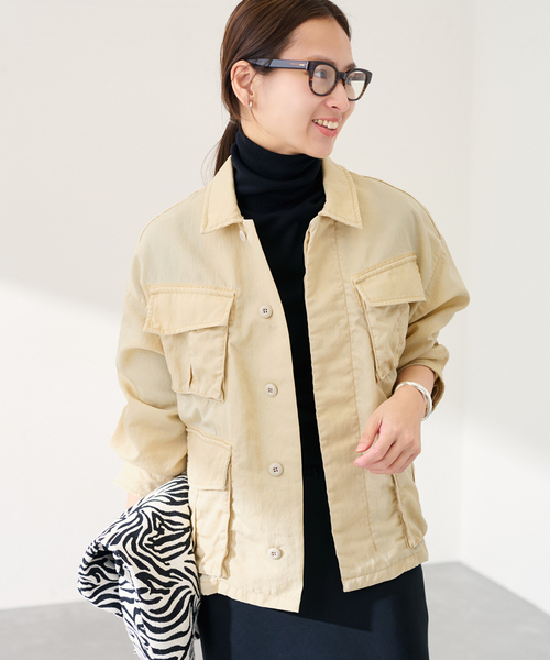 FRAMeWORK（フレームワーク）の「ミリタリーブルゾン（その他アウター・レディース・ライトイエロー/カーキ・FREE）」の21枚目の写真