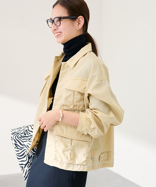 FRAMeWORK（フレームワーク）の「ミリタリーブルゾン（その他アウター・レディース・ライトイエロー/カーキ・FREE）」の22枚目の写真