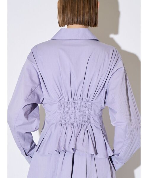 ELENDEEK（エレンディーク）の「センタージップレイヤードワンピース（ワンピース・レディース・ブラック/ラベンダー・02/01）」の10枚目の写真