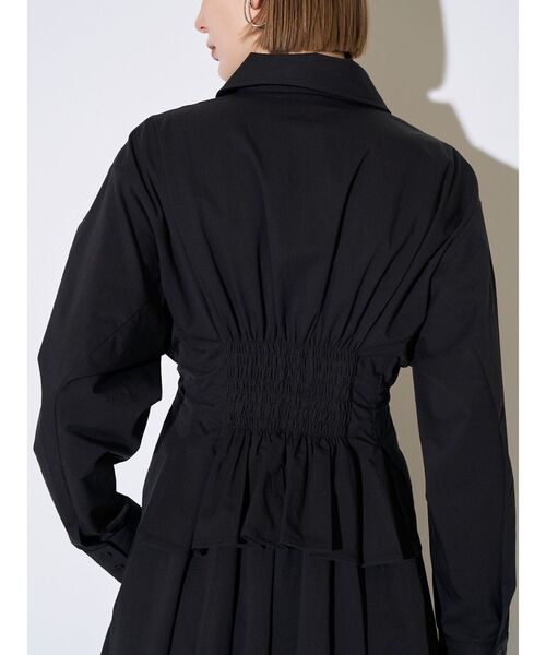 ELENDEEK（エレンディーク）の「センタージップレイヤードワンピース（ワンピース・レディース・ブラック/ラベンダー・02/01）」の22枚目の写真