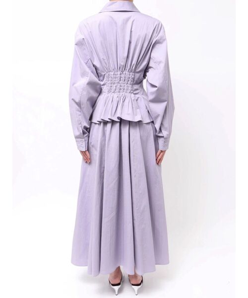 ELENDEEK（エレンディーク）の「センタージップレイヤードワンピース（ワンピース・レディース・ブラック/ラベンダー・02/01）」の18枚目の写真