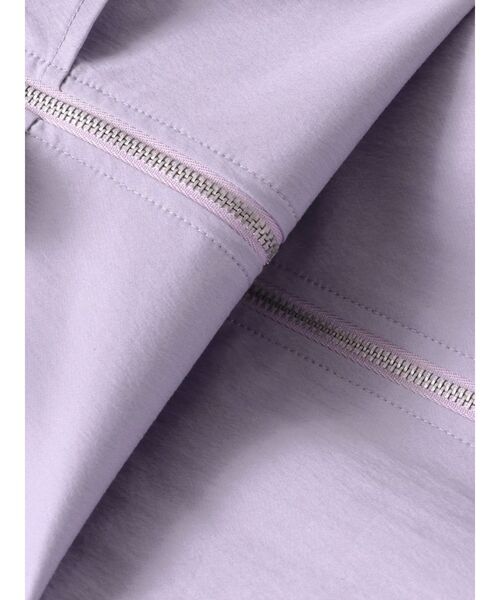 ELENDEEK（エレンディーク）の「センタージップレイヤードワンピース（ワンピース・レディース・ブラック/ラベンダー・02/01）」の14枚目の写真